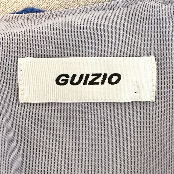 Danielle Guizio Crochet Flower Trim Snakeskin Print Mesh Mini Bodycon Dress - Picture 4 of 5